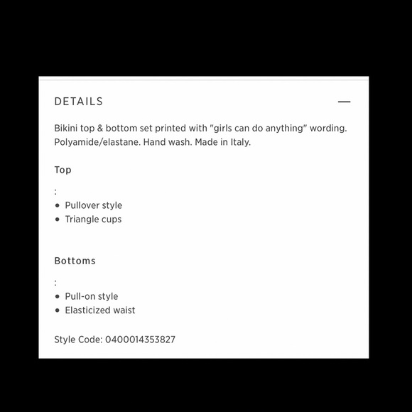 Zadig & Voltaire Triangle Logo Bikini in Red- L,XL - Picture 9 of 13